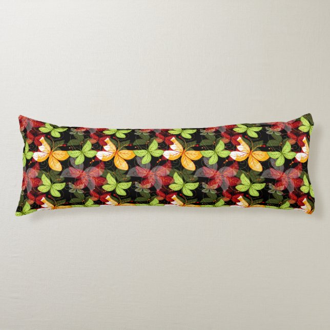 Dark Autumn Pattern Body Cushion (Front)