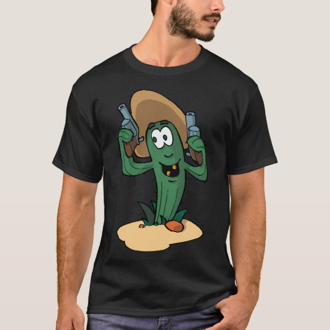Dark bandido cactus T-Shirt (Front)