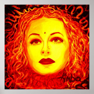 Dark Beauty 20x20" Poster