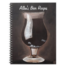 Dark Beer in Tulip Glass Porter Stout Painting Art