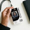 Dark Black Modern & Minimal Press Pass Photo ID