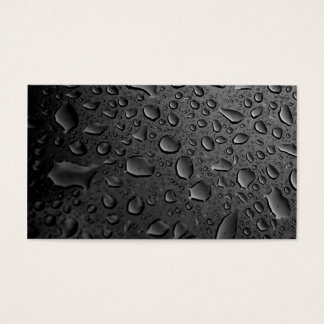 Dark Black Water Droplets Textured Design