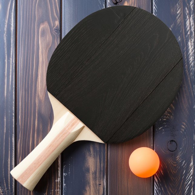 Dark Black Wood Ping Pong Paddle (Creator Uploaded)