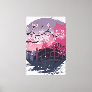 Dark Blossom Canvas Print