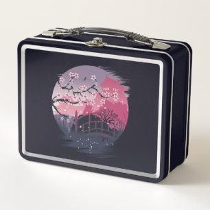 Dark Blossom   Metal Lunch Box