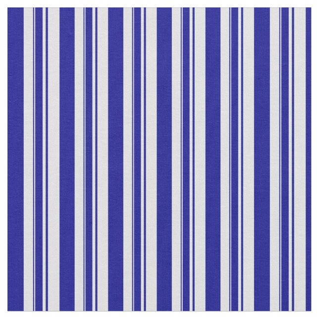 Dark Blue and Lavender Striped/Lined Pattern Fabric (Close Up)