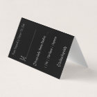 Dark Blue and Silver Marble - RSVP