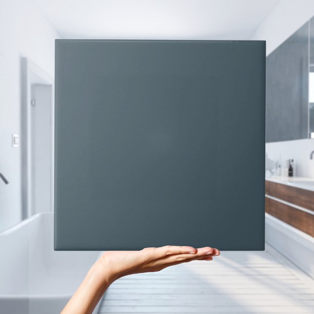 Dark Blue Ash Grey Solid Colour Tile (Dark Blue Ash Grey Solid Colour Tile
)