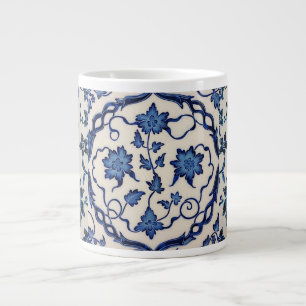 Dark Blue Batik Beauty Speciality Mug