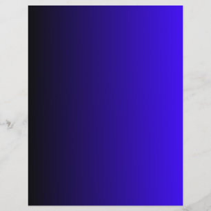 Dark Blue Black Ombre Gradient Scrapbook Paper