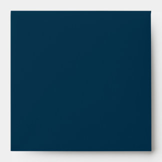 Dark Blue Bold and Plaid Square Envelopes