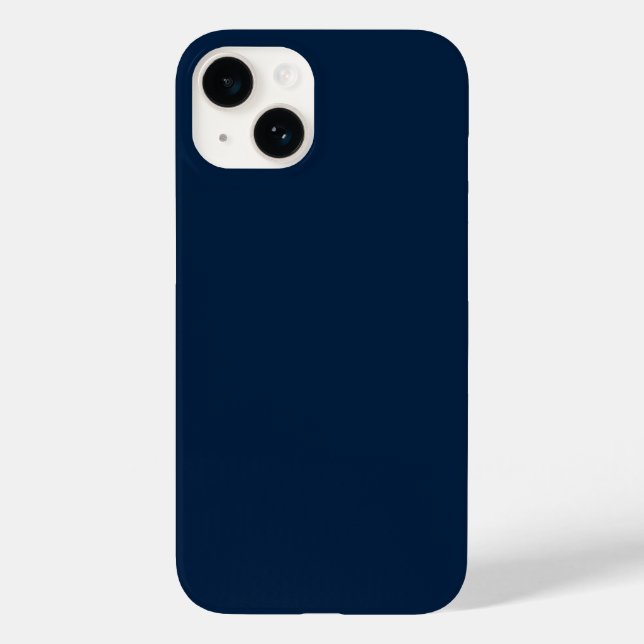 Dark Blue Case-Mate iPhone Case (Back)