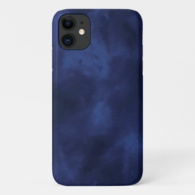 Dark blue clouds Case-Mate iPhone case (Back)