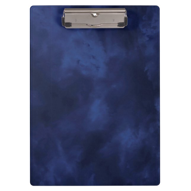 Dark blue clouds clipboard (Front)
