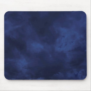 Dark blue clouds mouse mat