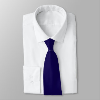 Dark Blue Color Tie