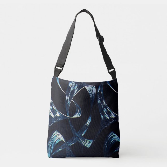 Dark Blue  Crossbody Bag (Front)