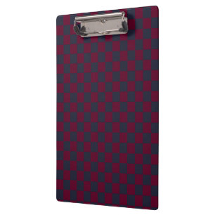 Dark Blue Dark Magenta Checks Clipboard