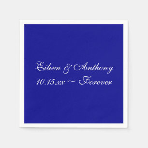 Dark Blue Durable Colour Complementing Paper Napki Napkin