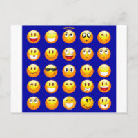 dark blue emojis