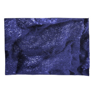 Dark Blue Fabric: Decorative Texture. Pillowcase