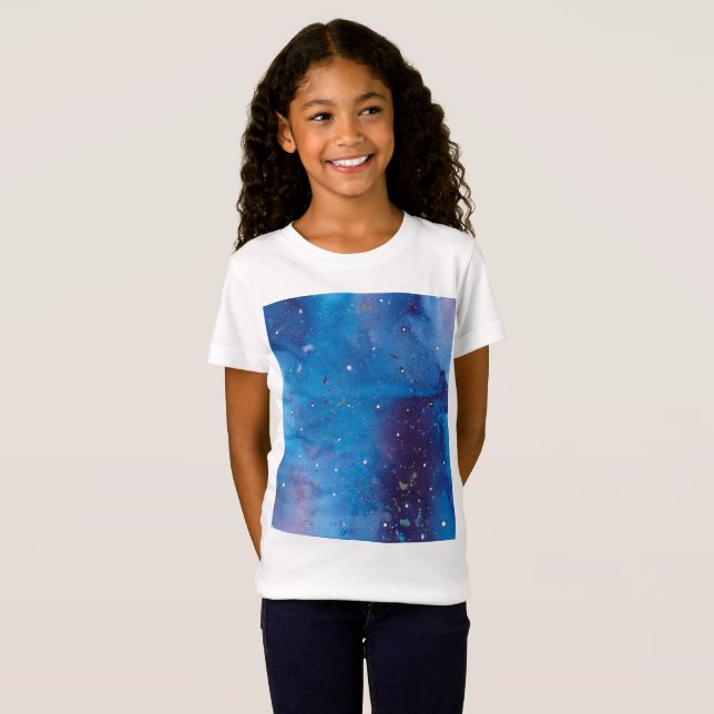 Dark Blue Galaxy T-Shirt (Front Full)