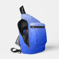Dark blue gradient geometric mesh pattern