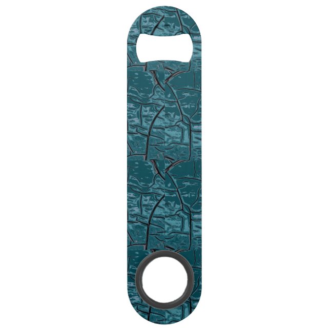 Dark blue Green Dragon Skin Speed Bottle Opener (Front)
