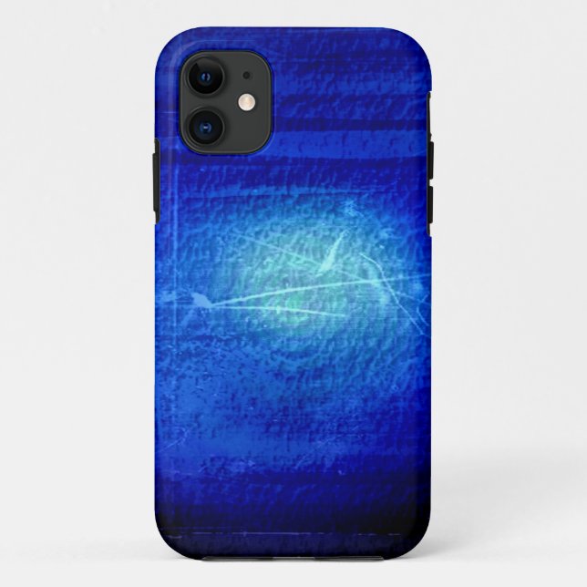 Dark blue grunge wall background graphic design Case-Mate iPhone case (Back)