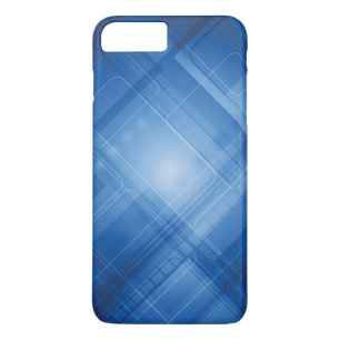 Dark blue hi-tech background iPhone 8 plus/7 plus case