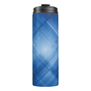 Dark blue hi-tech background thermal tumbler