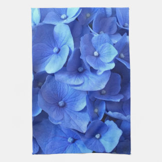 Dark Blue Hydrangeas Tea Towel
