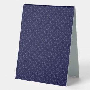 Dark Blue Islamic Geometric Pattern