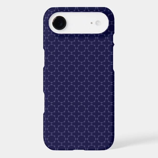 Dark Blue Islamic Geometric Pattern (Back)