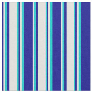 Dark Blue, Light Cyan & Dark Turquoise Coloured Fabric