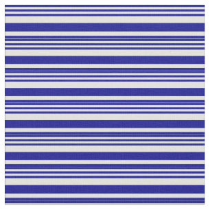 Dark Blue & Light Cyan Stripes/Lines Pattern Fabric