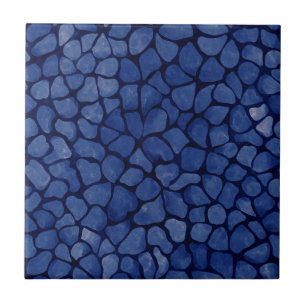 Dark Blue Mosaic Tile