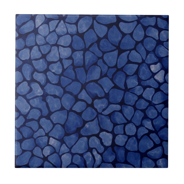 Dark Blue Mosaic Tile (Front)