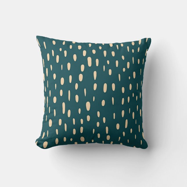 dark blue pattren mudcolth  cushion (Front)