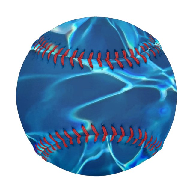 Dark Blue Pool Water  Baseball (Front)