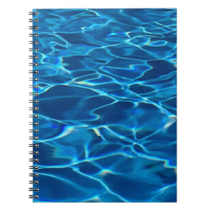 Dark Blue Pool Water  Notebook