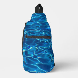Dark Blue Pool Water Sling Bag