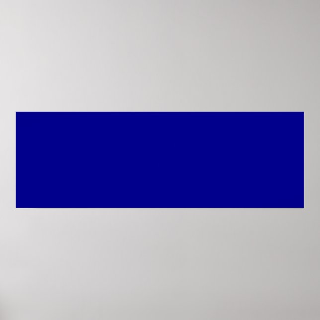 Dark Blue Poster (Front)