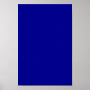 Dark Blue Poster
