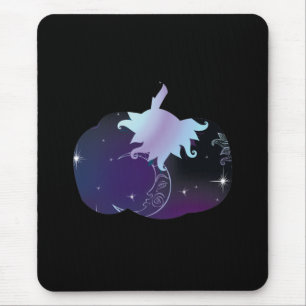 Dark Blue Pumpkin Mouse Mat