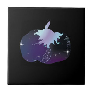 Dark Blue Pumpkin Tile