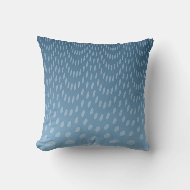 Dark Blue Rain Cushion (Front)