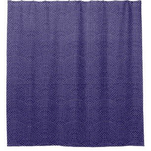 Dark Blue Same Komon (shark skin) Shower Curtain