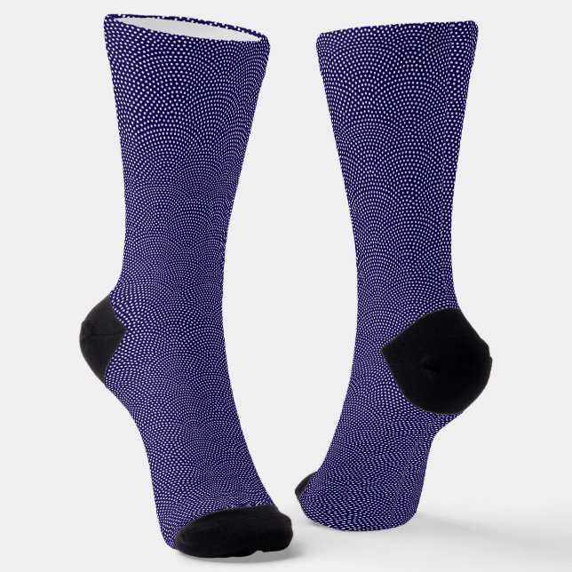 Dark Blue Same Komon Socks (Angled)