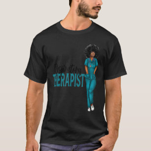 Dark Blue Scrubs Respiratory Therapist Nursing Bla T-Shirt